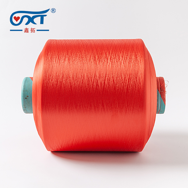 Bright color Covered spandex yarn 150/48 polyester yarn