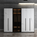 Light luxury wardrobe combination modern minimalist bedroom