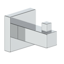 Quadratische Badezimmertuchhaken