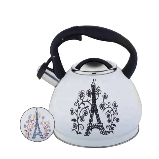Household Stainless Steel 201/304 Kettle with Color Changing Whistle and Capsule Bottom