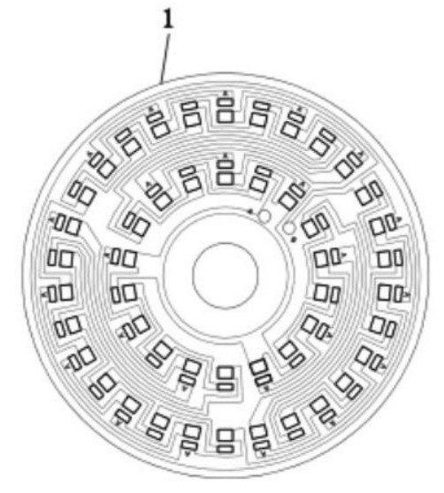 schematic diagram of the structure of the substrate of the present invention