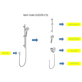 Miglior set di aste doccia cromate