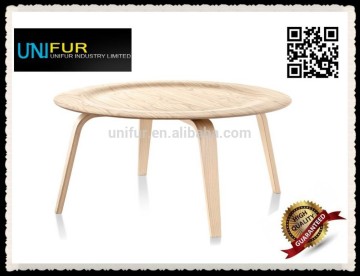Replica wholesale classic modern plywood round CTW coffee table