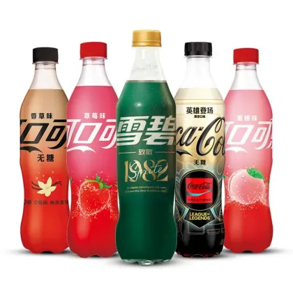 Hot Selling 500ml Peach Flavored Cola & Various Fruit Soft Drinks