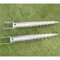 Galvanized Q235 Steel Ground Screw Anchor For Foundations