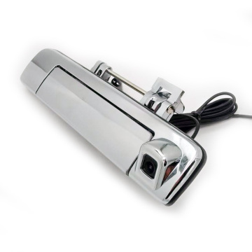 Chromed Tailgate Cover with Camera ABS Silver Rear Handle Covers for Dmax 2012-2015