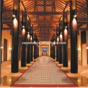 Latex backing wall to wall natural fabric sisal roll carpet