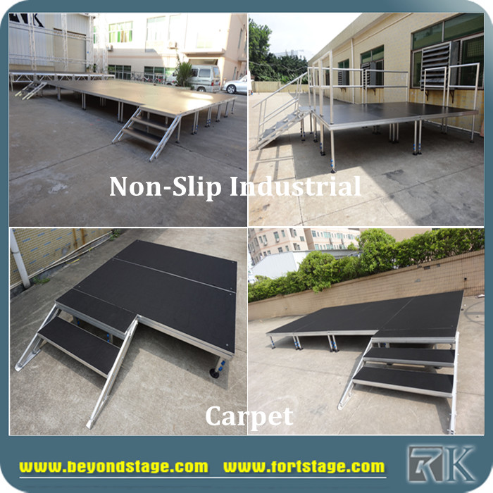 Beyond stage portable stage decent stage adjustable height stage platform mobile stage  (7)