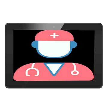 Tableta médica con tacto capacitivo POE NFC