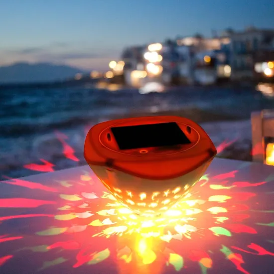Color-Changing Solar-Powered Fish Pattern Floating Pool Lights