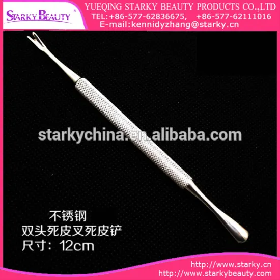 Multi-functional Cuticle Pusher,Cuticle fork,Callus Remover