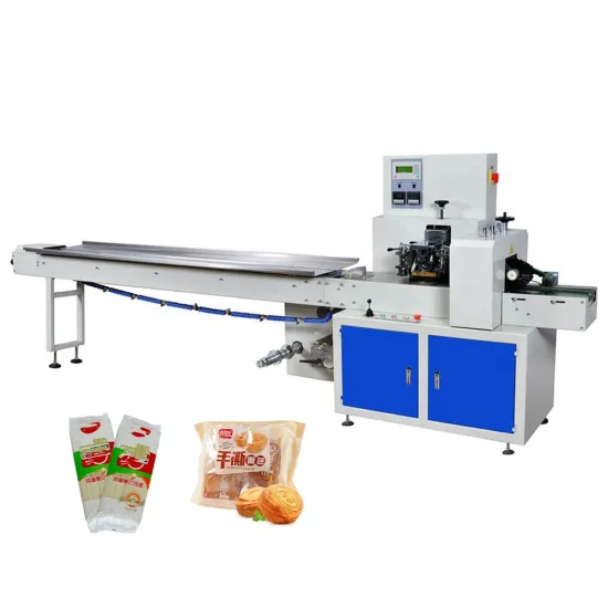 Automatic Food Packing Machine for Candy, Bread, Cookies, Biscuits, and More