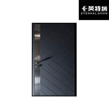 Black Luxury Custom-Made Aluminum Panel Villa Gate