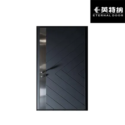 Black Luxury Custom-Made Aluminum Panel Villa Gate