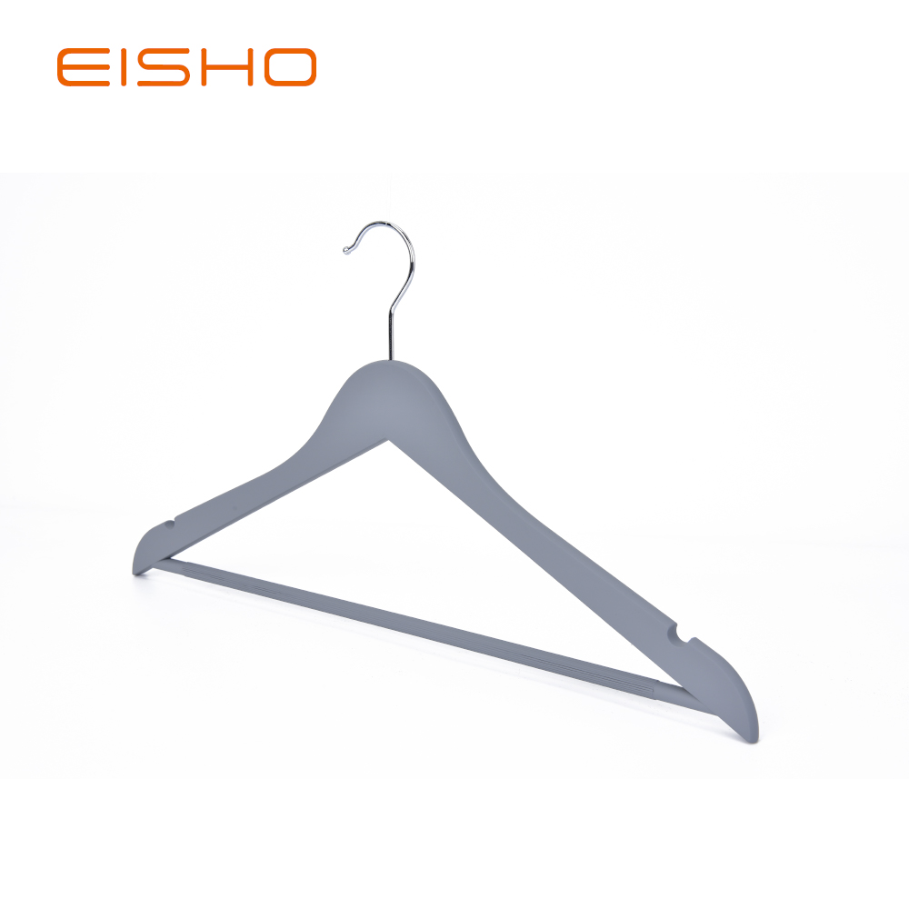 Eisho Solid Wood Black Laundry Wooden Shirts Hanger 4