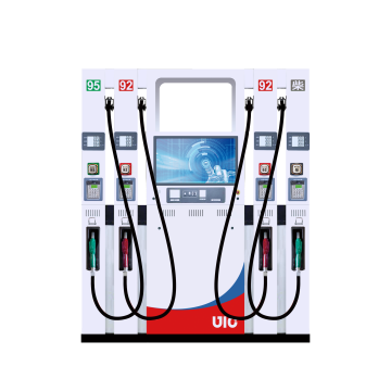Cabinet Machine Eight Hoses Four Products Fuel Dispenser