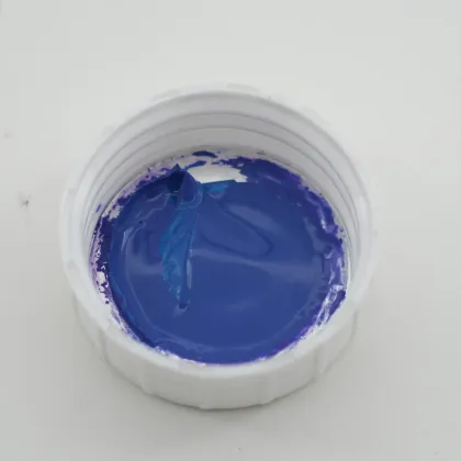 Blue epoxy floor paint