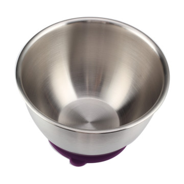 5QT Purple Silicone Base Mixing Bowl