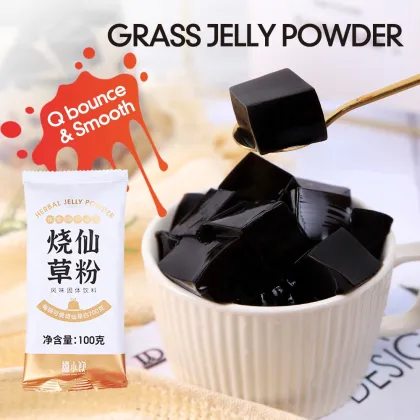 DIY Bubble Tea and Dessert: 100g Instant Black Grass Jelly Powder
