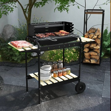 Large Barrel Charcoal Grill with Build-in Thermometer