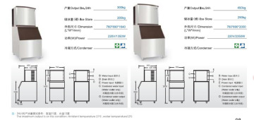 Cube ice machine for drink