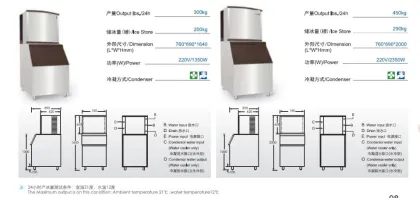 commercial cube ice making machine