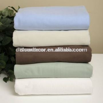 polyester machine washable solid color TV blanket