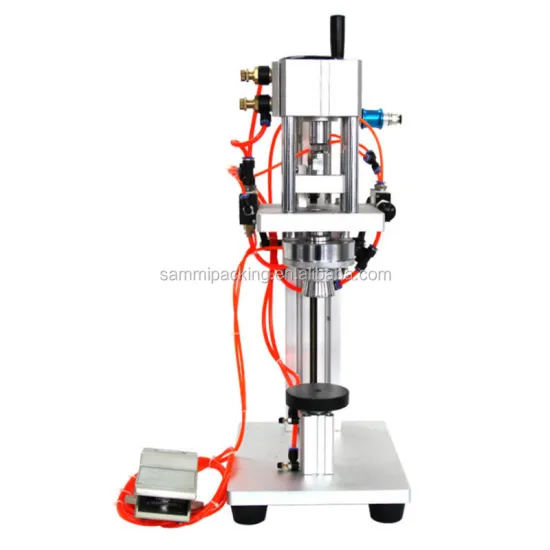 China Low Price Pneumatic Perfume Ring Cap Seal Collaring Machine