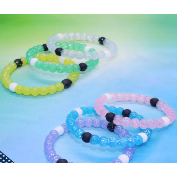 Birthday Party Favors Silicone Cute Glitter Bracelets