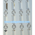 Acrylic Crystal Clear Rectangle And Flower Bead Garland Chandelier