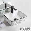 Sanitary Ware Square Ceramic Wash Basin