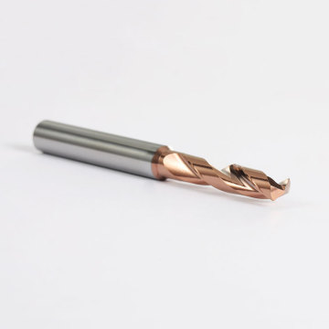 HANDERK HRC55 PROSEMED CARBIDE الحفر مع ساق طويل لأدوات CNC: تدريبات مركز الدقة