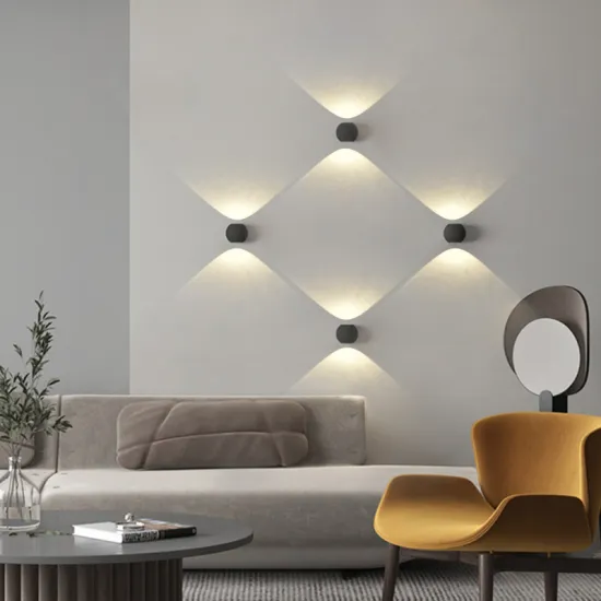 Modern Black 6W LED Wall Lamp for Bedroom and Hotel Decor