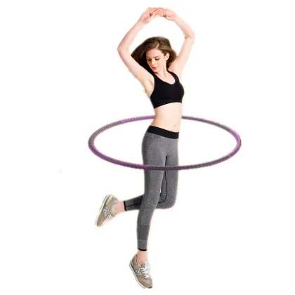 Stainless Steel Detachable Weighted Hula Hoop for Adult Fitness