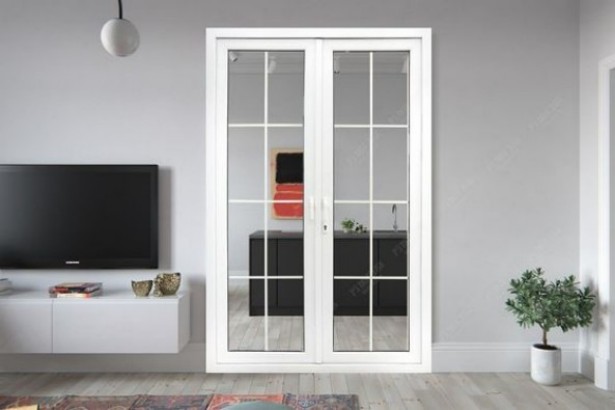 aluminum glass swing door