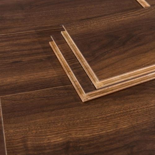 Parquet contrecollé 3 plis noyer foncé 15 mm