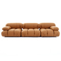 Modernes Mario Bellini Leder Camaleonda Sofa