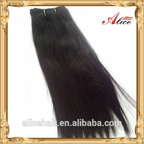Wholesle price 100g human hair weave indian hair