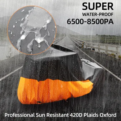 Waterproof Durable Bombardier Motorcycle Cover - Custom Outdoor Motorcycle Cover