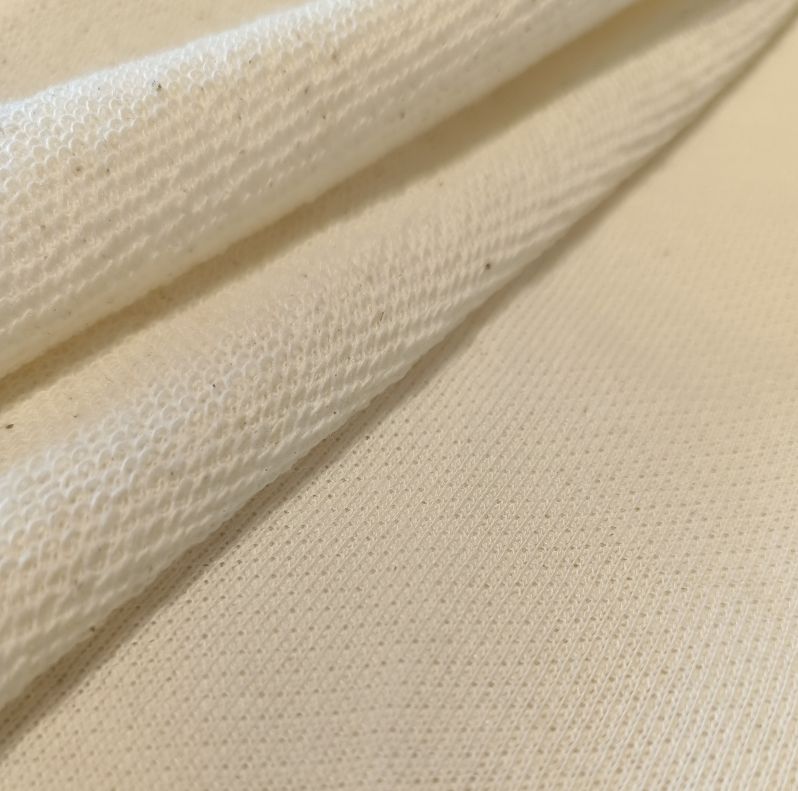 tela de punto de franela de algodón poliéster