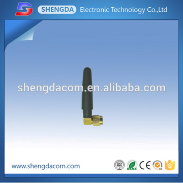 90 degree angle rubber duck antenna for GSM/GPRS WiFi with SMA Male connector
