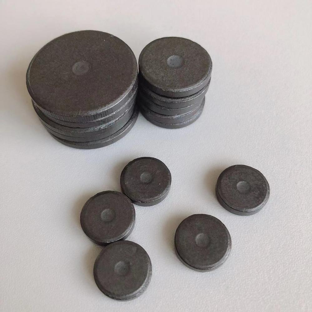 Y10 Magnets de ferrita negro disco de 25 mm