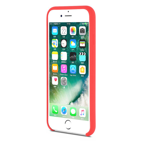 Liquid silicone custom pc case for iphone 7