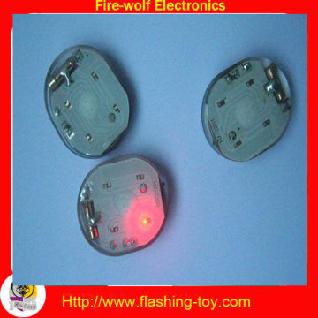 Mini Shoe / T-shirt / Bag / Pvc Decoration Led Shoe Light With Cr2032 3v Battery