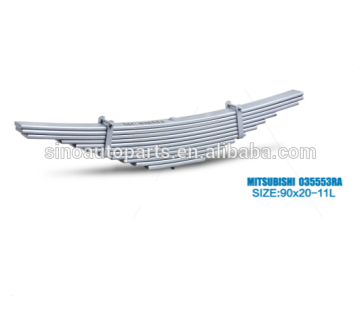 Different Types Leaf Spring Plate Spring 90x20-11L Spring Leaf For MITSUBISHI 035553 RA Heavy Truck Trailer Bus
