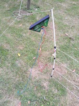 smaller solar electronic fence charger