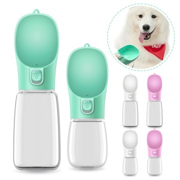 Portable Pet Dog Water Bottle with Drinking Bowl for Travel