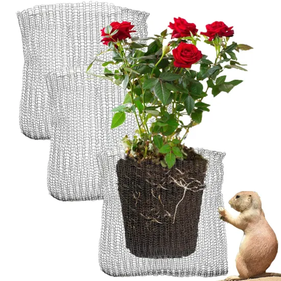 304 Stainless Steel Wire Mesh Bag for Tree Root Protection and Gopher Control