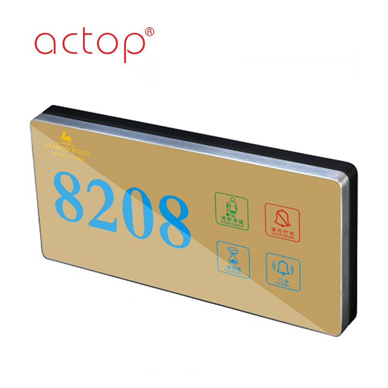 Hotel electronic doorplate LED luminous doorplate