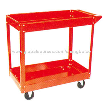Tool Cart with Pb-free/UV-resistant Powder Coating and 100kg Loading Capacity/SC1240/Two Steel Layer